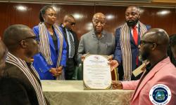 President Joseph Nyuma Boakai meets with Liberian Community in Kenya