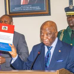 President Boakai Launches 10-Year National Security Strategy