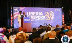  President Joseph Nyuma Boakai, Sr.  at the diaspora program in Alexandria, Virginia