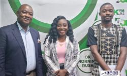 The Executive Director, Mr. James K. Kingsley, and Ms. Vivian S. Akoto, Executive Assistant in the Office of the Executive Chairperson, Made a Significant Appearance on the Center for Transparency and Accountability in Liberia (CENTAL) Hour on OK FM