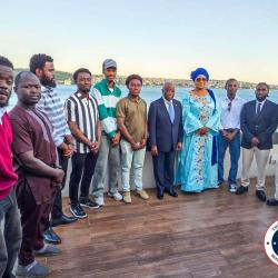 President Boakai Meets Liberian Students in Türkiye