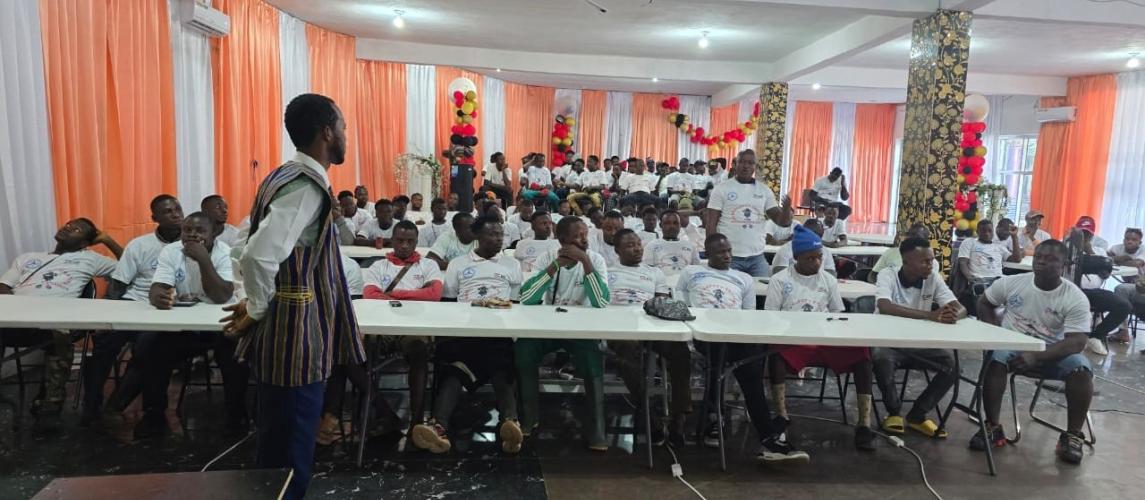 Hon. James K. Momo Urges Motorcyclists in Margibi County to Wear Helmets