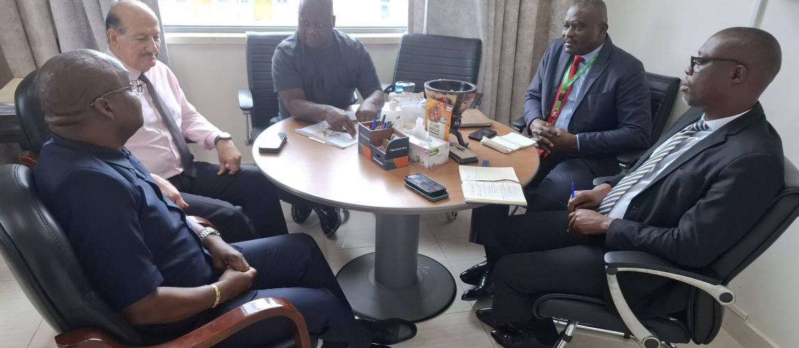 Acting Minister of Commerce and Industry, Hon. Stephen Marka Yekeson, held an acquaintance meeting with the Management of MedTech Liberia Limited 
