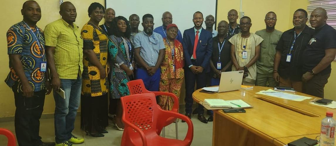 The Launched of the Ministry of Transport employees email account set-up training. 