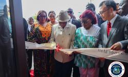 President Boakai commissions Monrovia Super Mall.