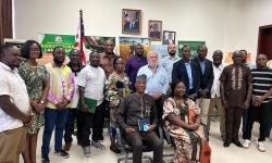 Group photo taken at the end of the STARP Implementation Support Mission