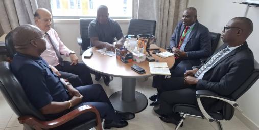 Acting Minister of Commerce and Industry, Hon. Stephen Marka Yekeson, held an acquaintance meeting with the Management of MedTech Liberia Limited 