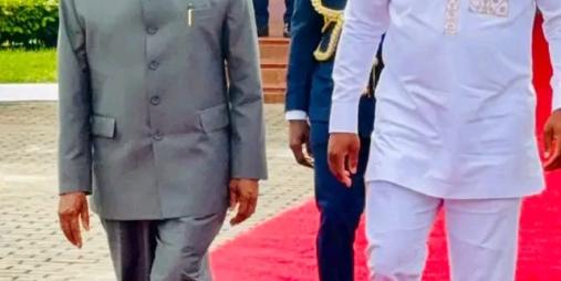 President Joseph Nyuma Boakai, Sr. departs Accra Ghana 