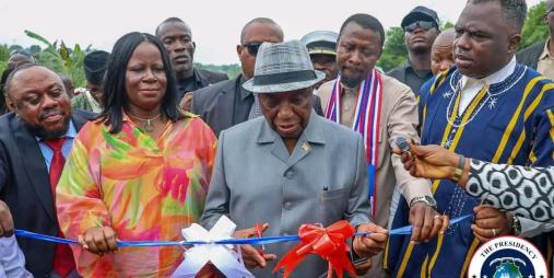 President Boakai Dedicates Development Projects in Grand Bassa 
