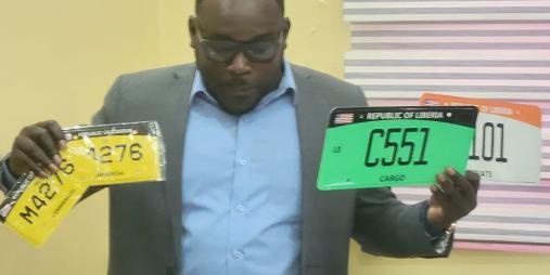 Deputy Minister for Land Transport, Hon. Rudolph Natt Speaking at the official ceremony.